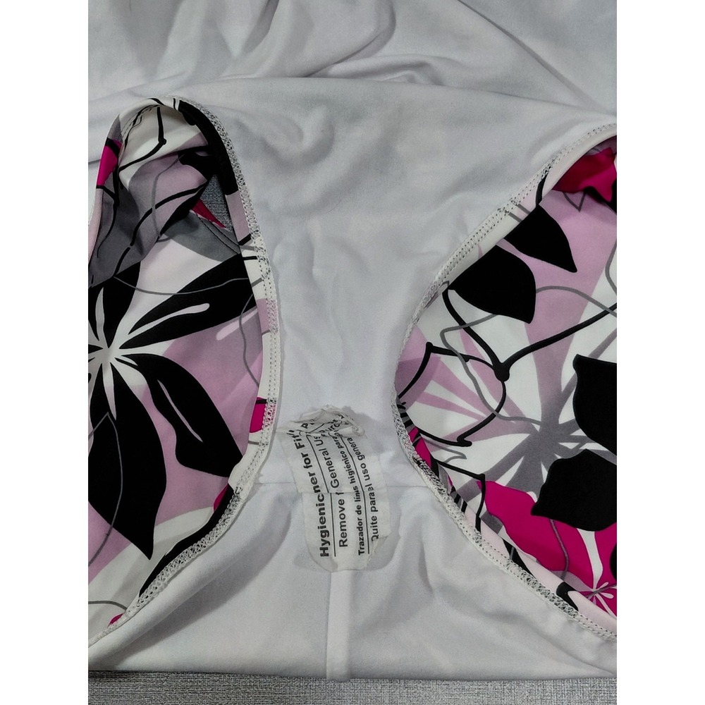 Catalina One Piece Tank Swimsuit Women's LG 12/14 Built in Bra Scoop Neck - Picture 9 of 12